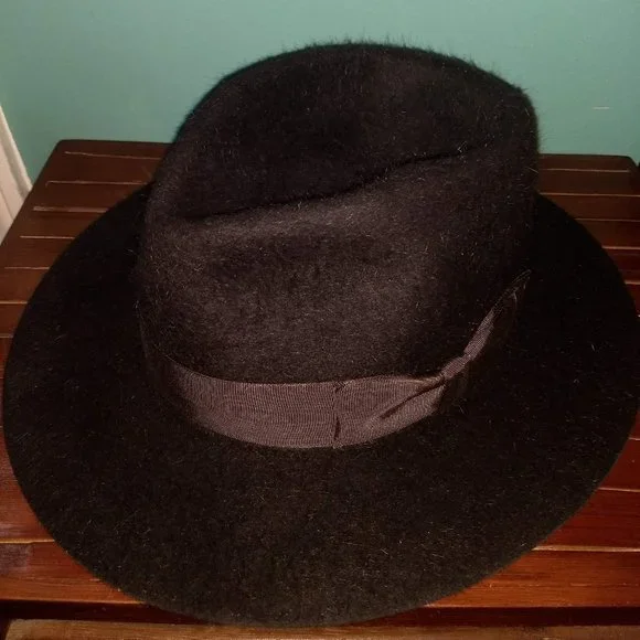Custom 100% Beaver Western Weight Shag Fedora from Falcon Park Hattery, 609 mm - Picture 2 of 7